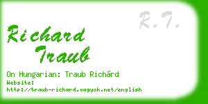richard traub business card